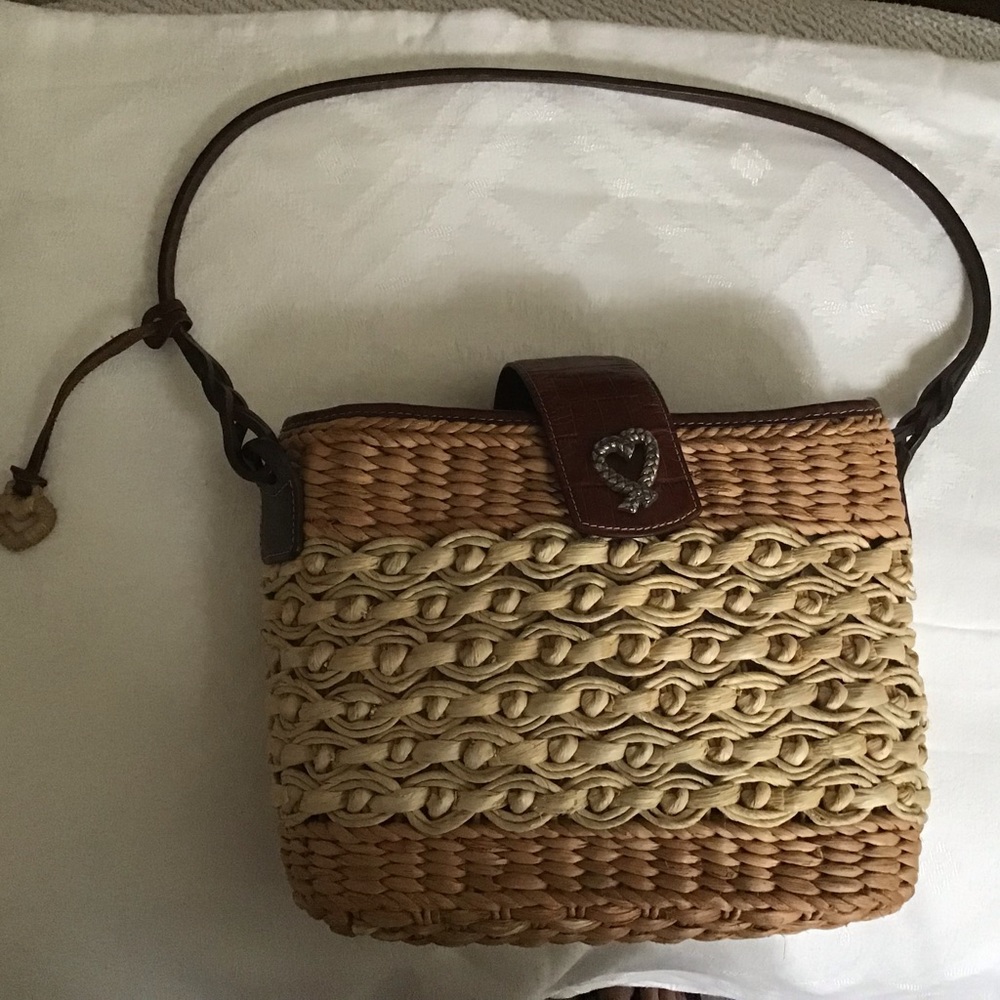 Straw Brighton shoulder bag